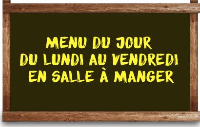 Menu du jour